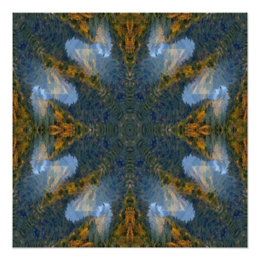 In het bos... perfect poster (Voorkant)