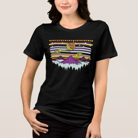 In het bos Tri-Blend shirt (Voorkant)