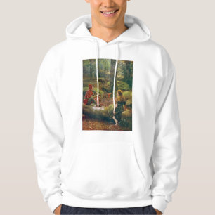 In het bos van Arden, circa 1892 door John Collier Hoodie
