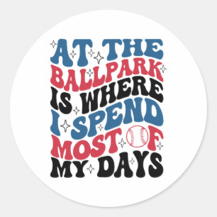 In het Byllpark breng ik het grootste deel van mij Ronde Sticker