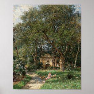 In het Castle Park Hugo Darnaut Poster