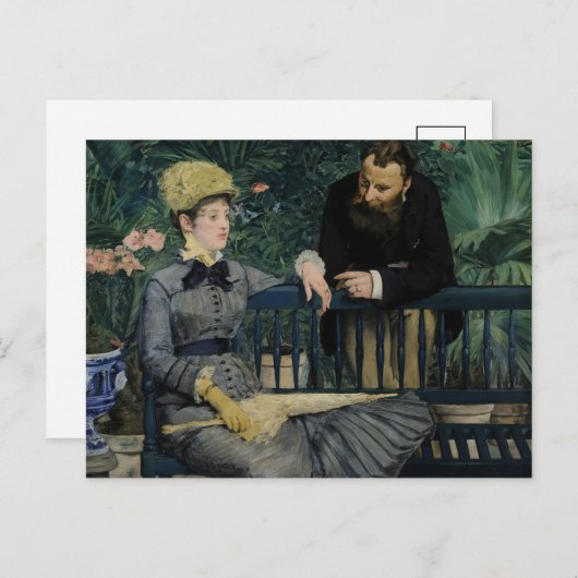 In het conservatorium | Édouard Manet Briefkaart (Voorkant / Achterkant)
