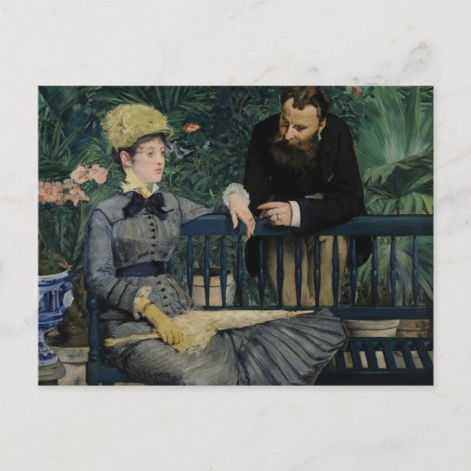 In het conservatorium | Édouard Manet Briefkaart (Voorkant)