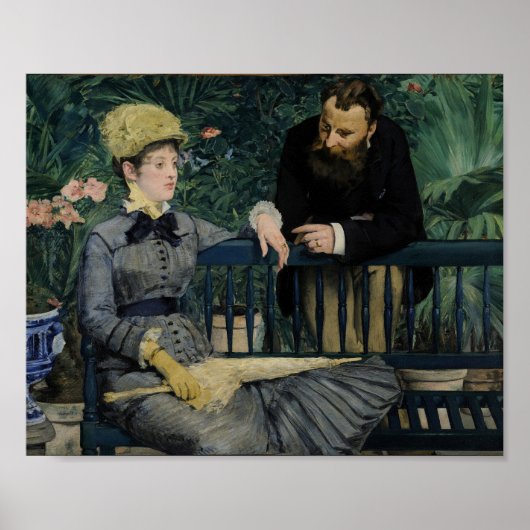 In het conservatorium | Édouard Manet Poster (Voorkant)