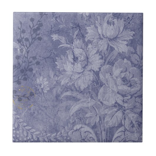 In het diepblauw tegeltje (Voorkant)