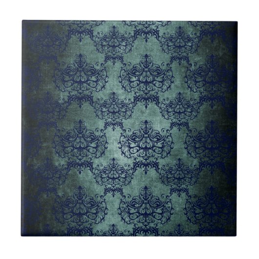 In het diepblauw tegeltje (Voorkant)