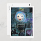 In het donker briefkaart (Voorkant / Achterkant)