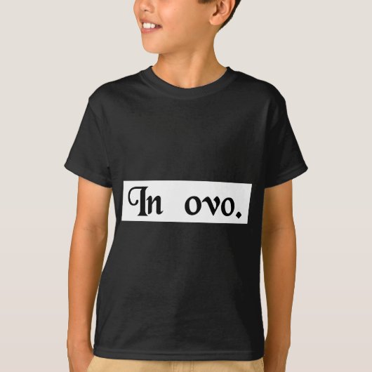 In het ei. t-shirt (Voorkant)