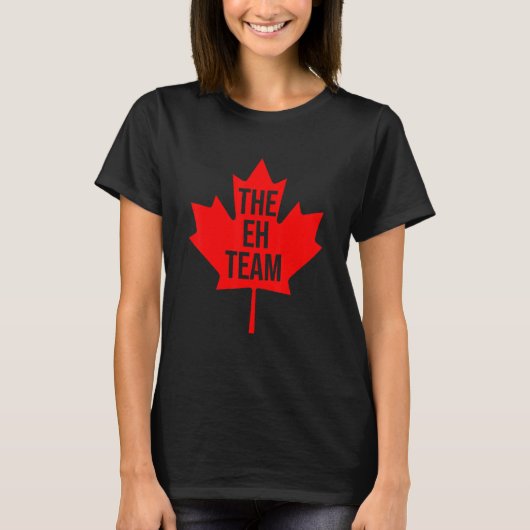 In het EU-team Canada T-shirt (Voorkant)