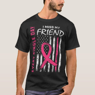 In het geheugen van Friend Breast Cancer Awareness T-shirt