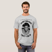 In het Geheugen van het Geheugen van Clint Walker  T-shirt (Voorkant volledig)