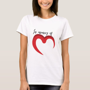 In het geheugen van t-shirt