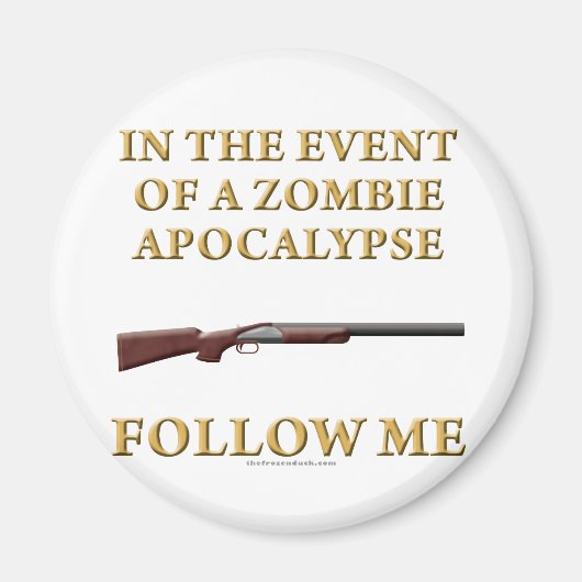 In het geval van een apocalypse van Zombie Magneet (Voorkant)