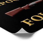 In het geval van een apocalypse van Zombie Poster (Hoek)