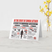 In het geval van Zombie Attack NOTE KAART (Gele Bloem)