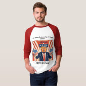 "In het gezicht van tegenspoed" Trumps sweatshirt (Voorkant volledig)