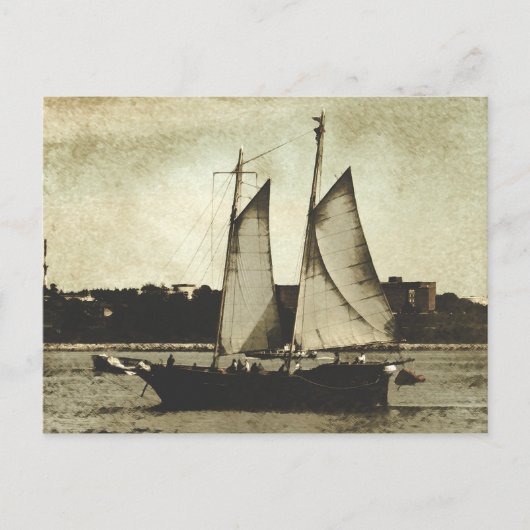 In het Harbour Briefkaart (Voorkant)