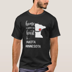 In het hart ligt Dakota County Minnesota T-shirt