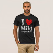 In het hart milde temperaturen t-shirt (Voorkant volledig)