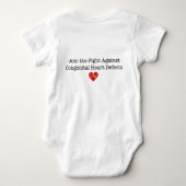 IN HET hart OLIJKGOED DE BESTRIJDING WIT) Romper (Achterkant)