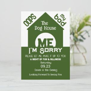 In het hondenhuis spijt het me kaart