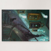 In het huis van de heks puzzel legpuzzel (Horizontaal)