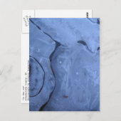 in het ijs briefkaart (Voorkant / Achterkant)