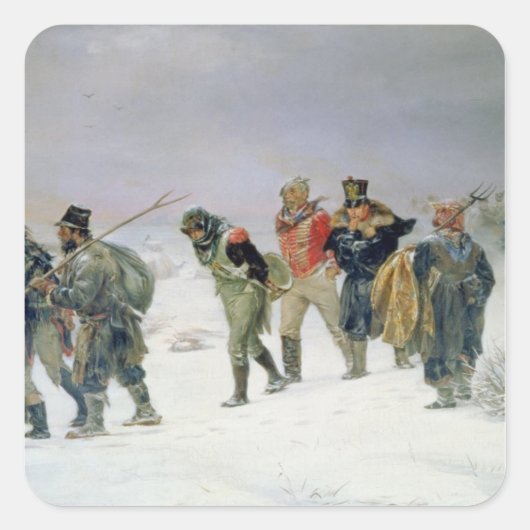 In het jaar 1812 1874 vierkante sticker (Voorkant)