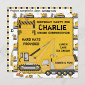 In het kader van de bouw Aangepaste Vervroeging va Kaart (Voorkant / Achterkant)