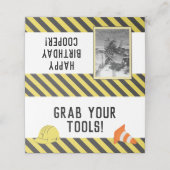 In het kader van de bouw van de vogeldagactiviteit (Buitenkant ongevouwen)