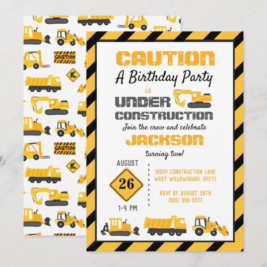 In het kader van de bouwvogelpartij kaart (Voorkant / Achterkant)