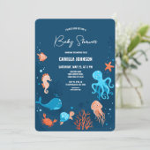 In het kader van de uitnodiging tot het Baby showe (Staand voorkant)