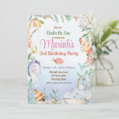 In het kader van de uitnodiging van de waterverf v (Staand voorkant)