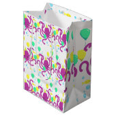 In het kader van de uitnodiging van het zee, Octop Medium Cadeauzakje (Voorkant Gekanteld)