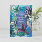 In het kader van het Zee Baby Gendervoorlichting Kaart (Staand voorkant)