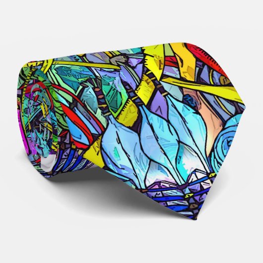 In het lab van de wetenschap stropdas (Opgerold)