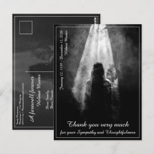 In het Licht - Afscheidskaart Mijn Beste Dank U Ka Briefkaart