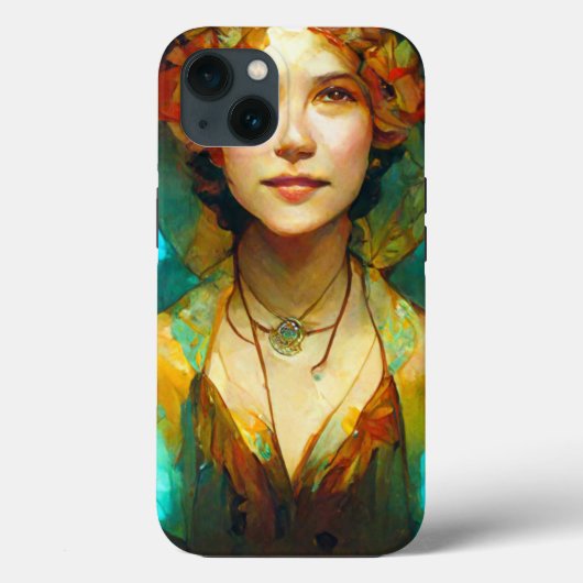 In het licht van Art Nouveau Fantasy Case-Mate iPhone Case (Achterkant)