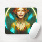 In het licht van Art Nouveau Fantasy Muismat (Met muis)