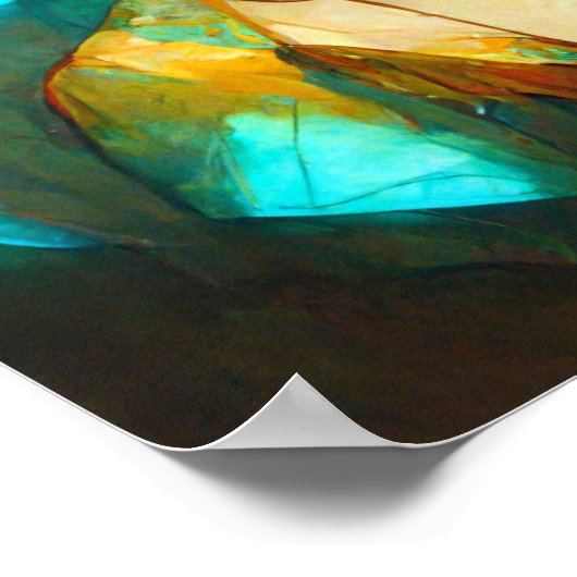 In het licht van Art Nouveau Fantasy Poster (Hoek)