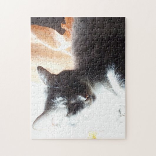 In het licht Zonnig Kat of Eigen Legpuzzel (Verticaal)