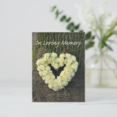 In het liefdegeheugen/de viering van het levensond aankondigingskaart (Staand voorkant)