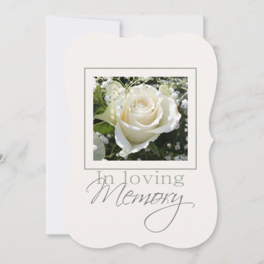 In het liefdegeheugen/de viering van het levensond kaart (Voorkant)