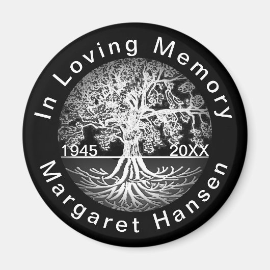 In het liefdevol geheugen van de Memorial Magnet v Magneet (Voorkant)
