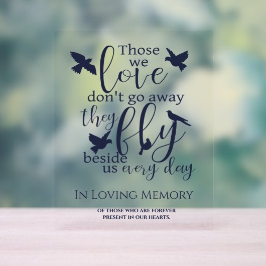 In het liefdevol Geheugenweddenschap Acryl Bord (Neutraal)