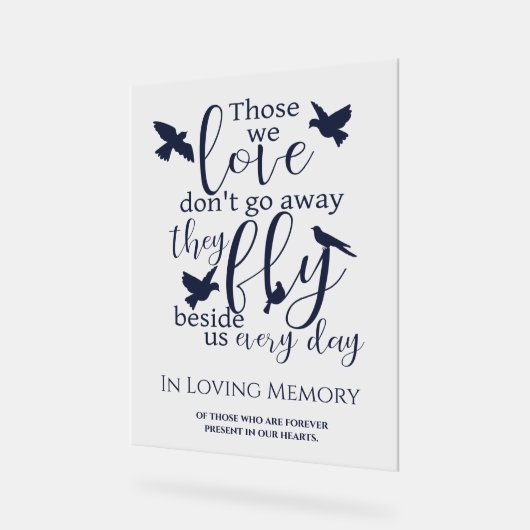 In het liefdevol Geheugenweddenschap Acryl Bord (Hoek)