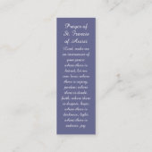 In het liefdevolle herinneringsboek Mark Prayer Ka Contactkaartje (Achterkant)