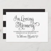 In het liefdevolle huwelijksgeblog kaart (Voorkant / Achterkant)