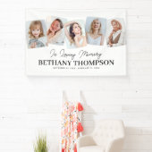 In het liefhebben van de Foto Collage Funeral Bann Spandoek (Insitu)