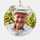 In het liefhebben van geheugen begrafenissympathie keramisch ornament (Voorkant)